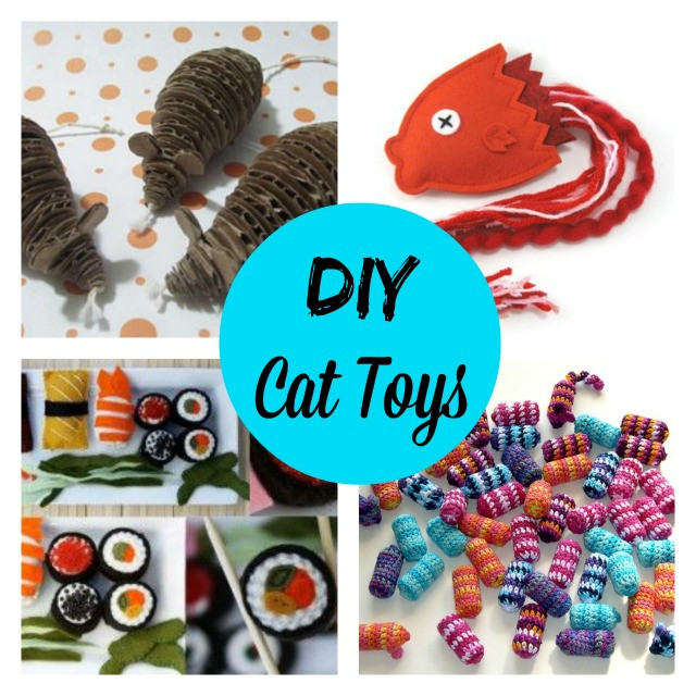 DIY Kitten Toys
 T shirt Yarn DIY Cat Toys