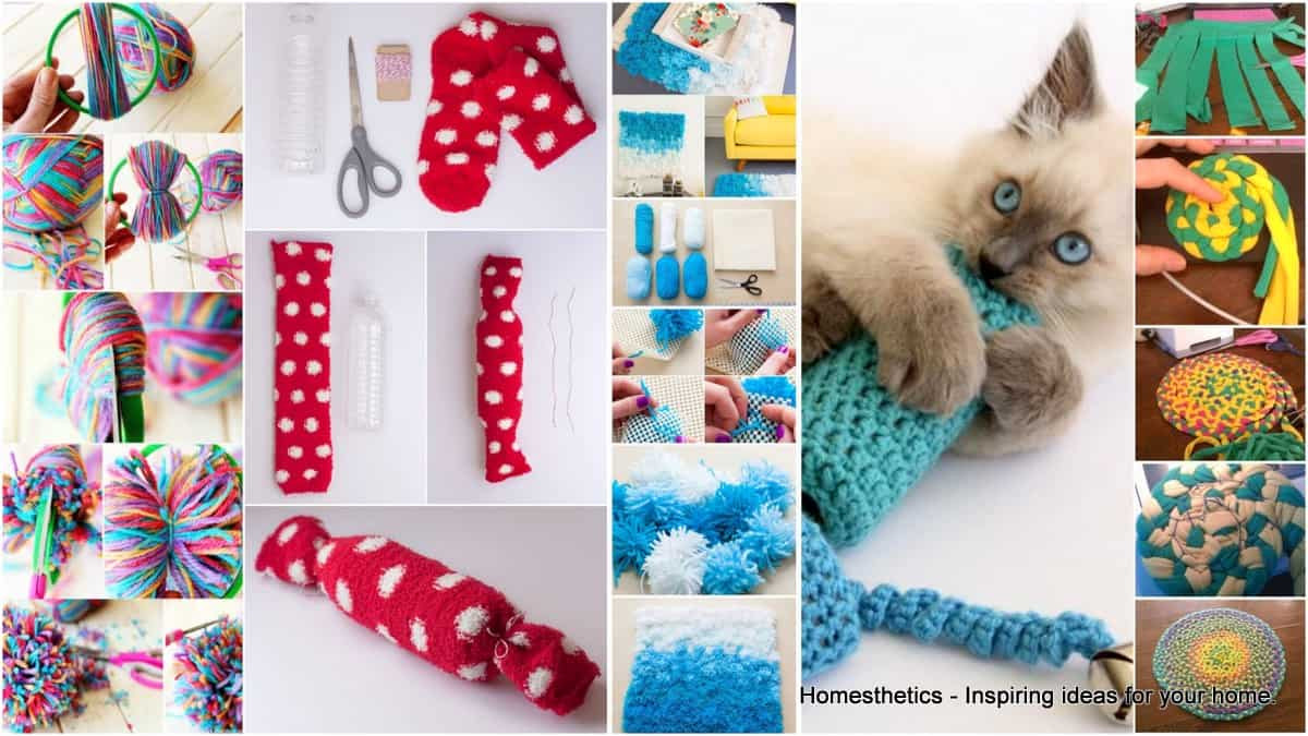 DIY Kitten Toys
 47 Brilliant Easy Homemade DIY Cat Toys for Your Furry Friend