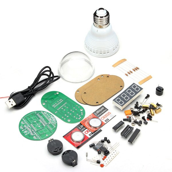 DIY Lampshade Kit
 DIY Lampshade Remote Clock Electronic Clock Kit from
