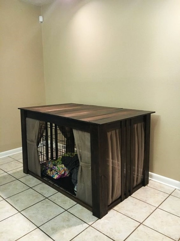 DIY Large Dog Crate
 40 fy Dog Crate Ideas