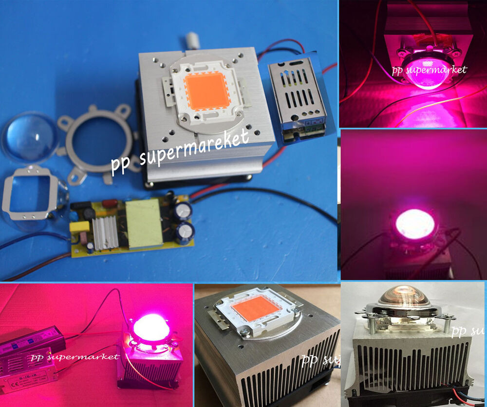 DIY Led Kits
 50W DIY led grow light 380 840nm kit chip driver heatsink
