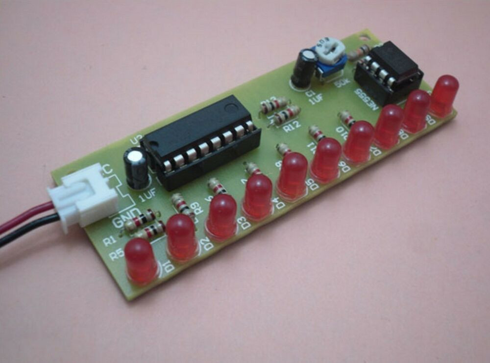 DIY Led Kits
 LED kit NE555 CD4017 Led lights Electronics DIY parts