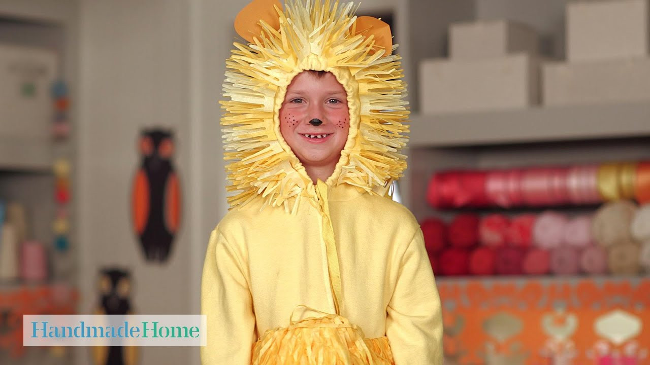 DIY Lion Costume For Toddler
 Kids Lion Costume Handmade Home Martha Stewart