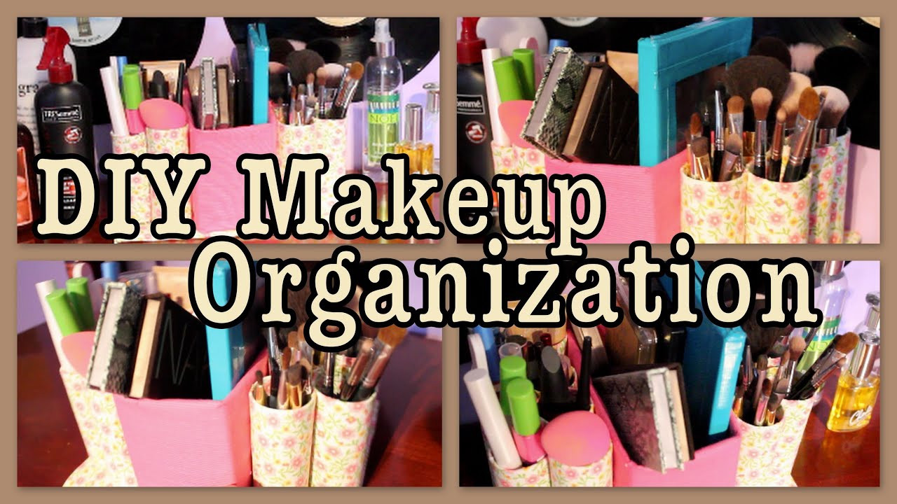 DIY Makeup Organization
 DIY Makeup Organization Caddy