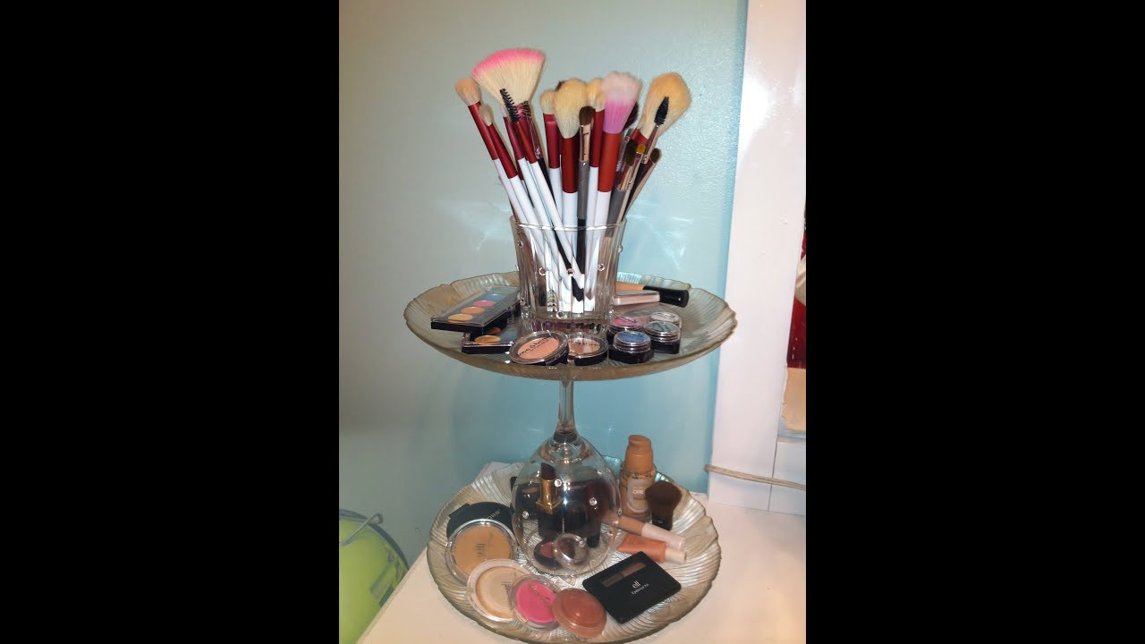 DIY Makeup Organization
 diy makeup organizer