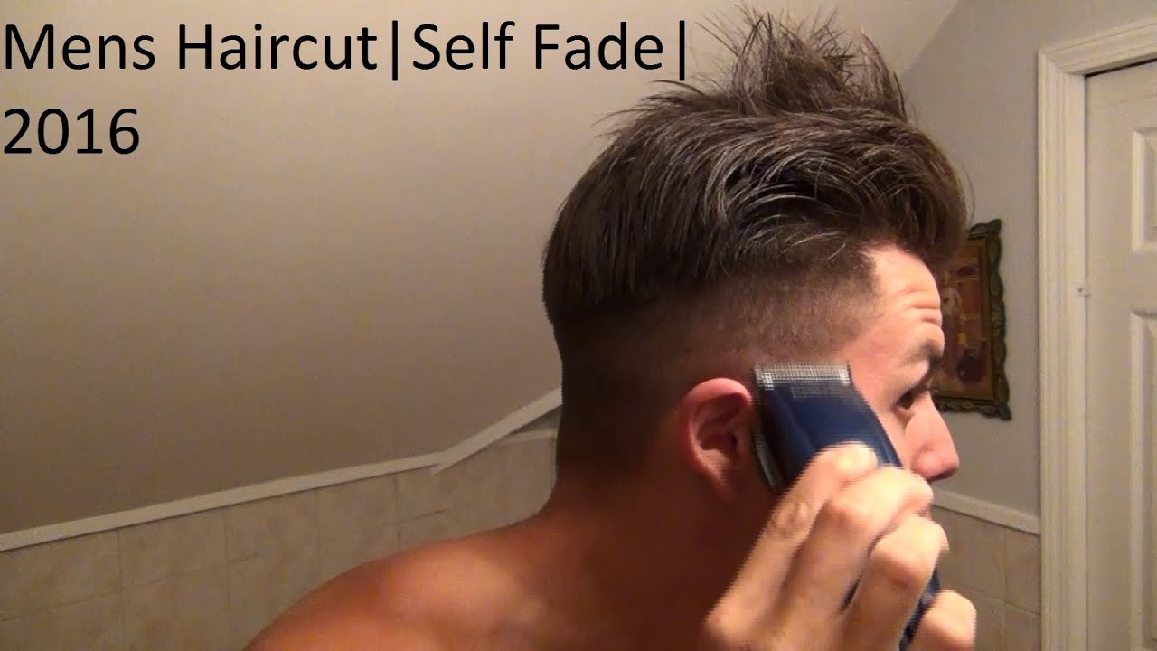 DIY Mens Haircut
 Men s Haircut 2016 Self fade Easy tutorial