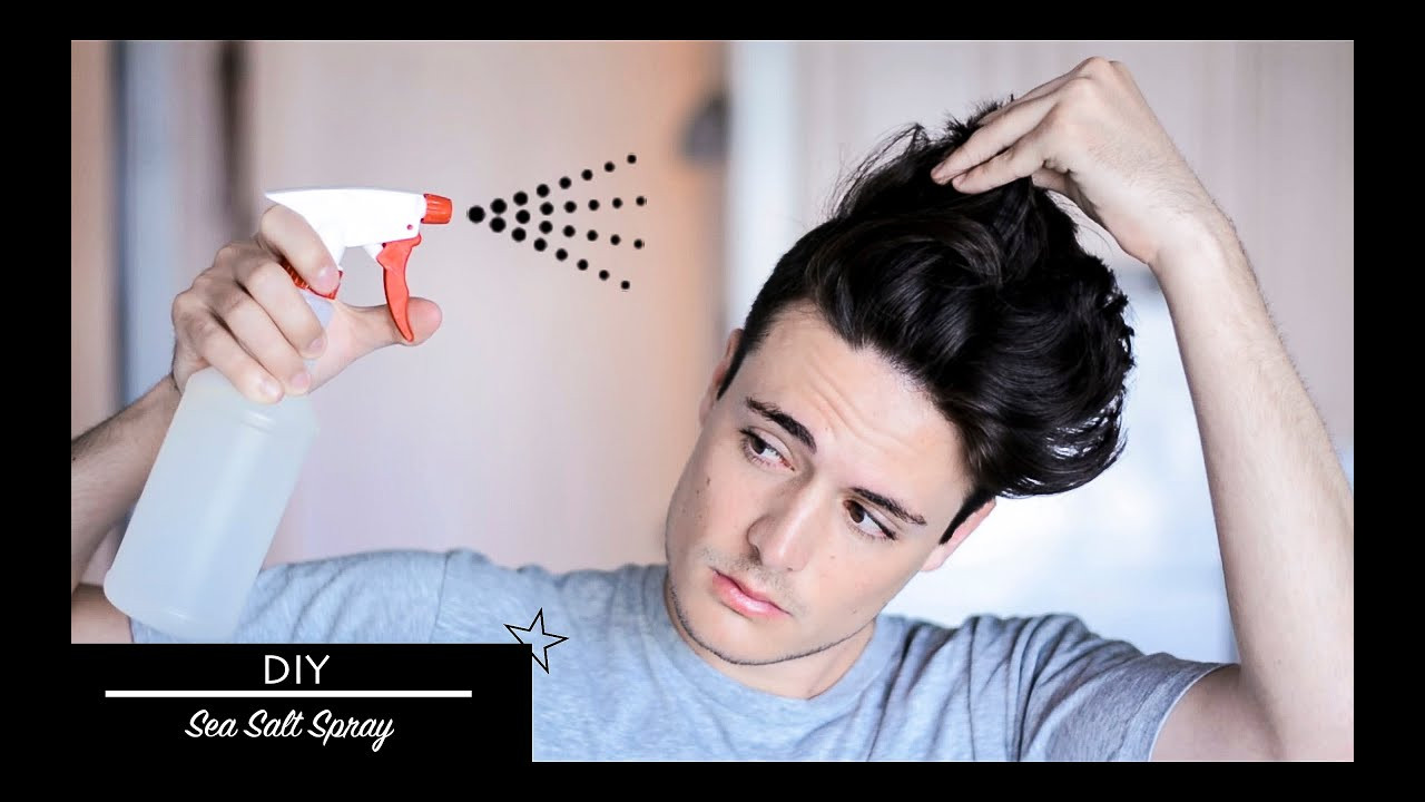 DIY Mens Haircut
 Mens Hair DIY Sea Salt Spray