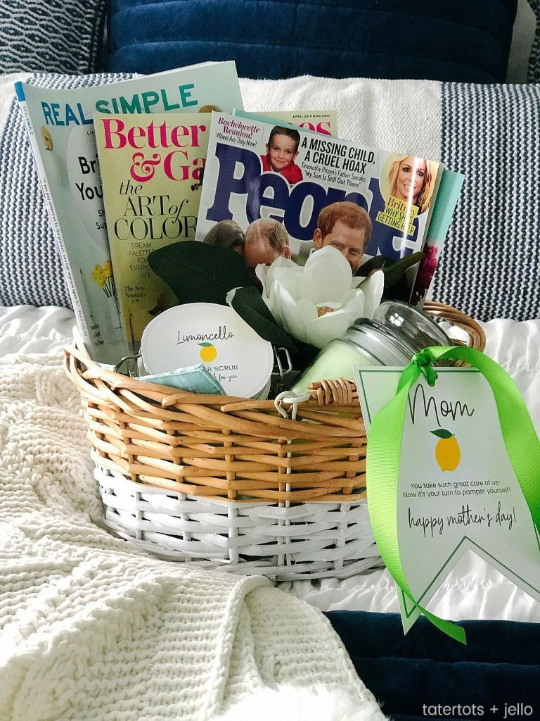 Diy Mother'S Day Gift Basket Ideas
 Mother s Day Gift Basket Printable Tags DIY Limoncello
