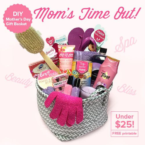 Diy Mother'S Day Gift Basket Ideas
 DIY Mother’s Day Gift Basket – Mom’s Time Out Under $25