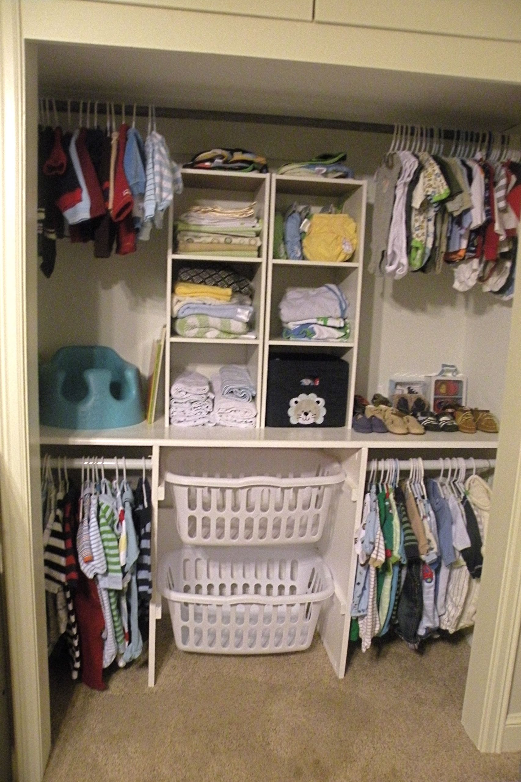 DIY Organization Closet
 Baby Closet How to
