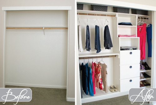 DIY Organize Closet
 DIY Closet Kit for Under $50