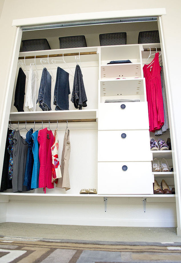 DIY Organize Closet
 DIY Closet Kit for Under $50