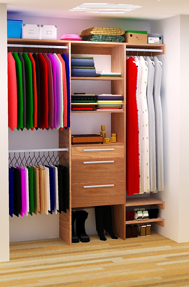 DIY Organize Closet
 DIY Closet Organizer Plans For 5 to 8 Closet