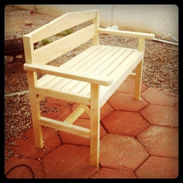DIY Outdoor Bench With Back
 Ana White Build a Garden Bench
