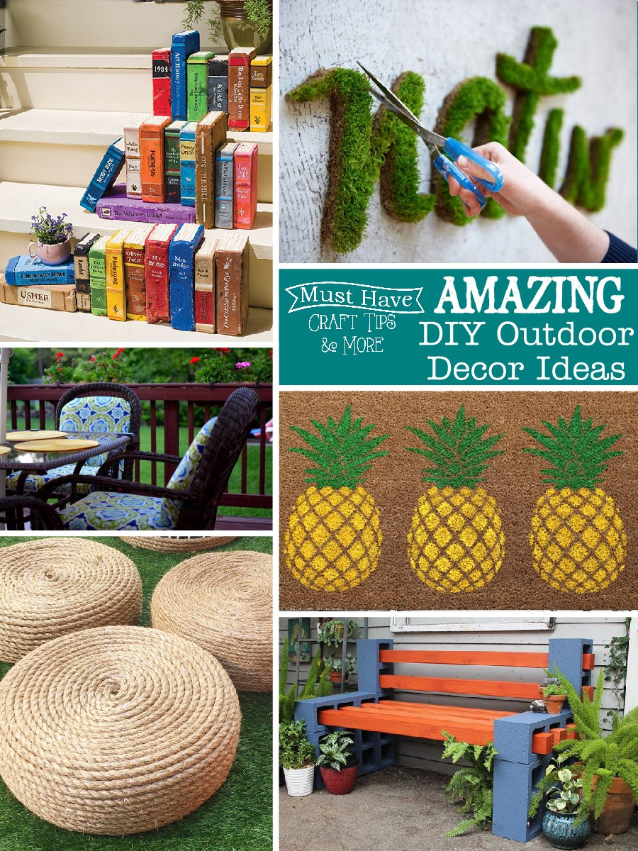 DIY Outdoor Decor Ideas
 DIY Outdoor Decor Ideas Mine for the Making
