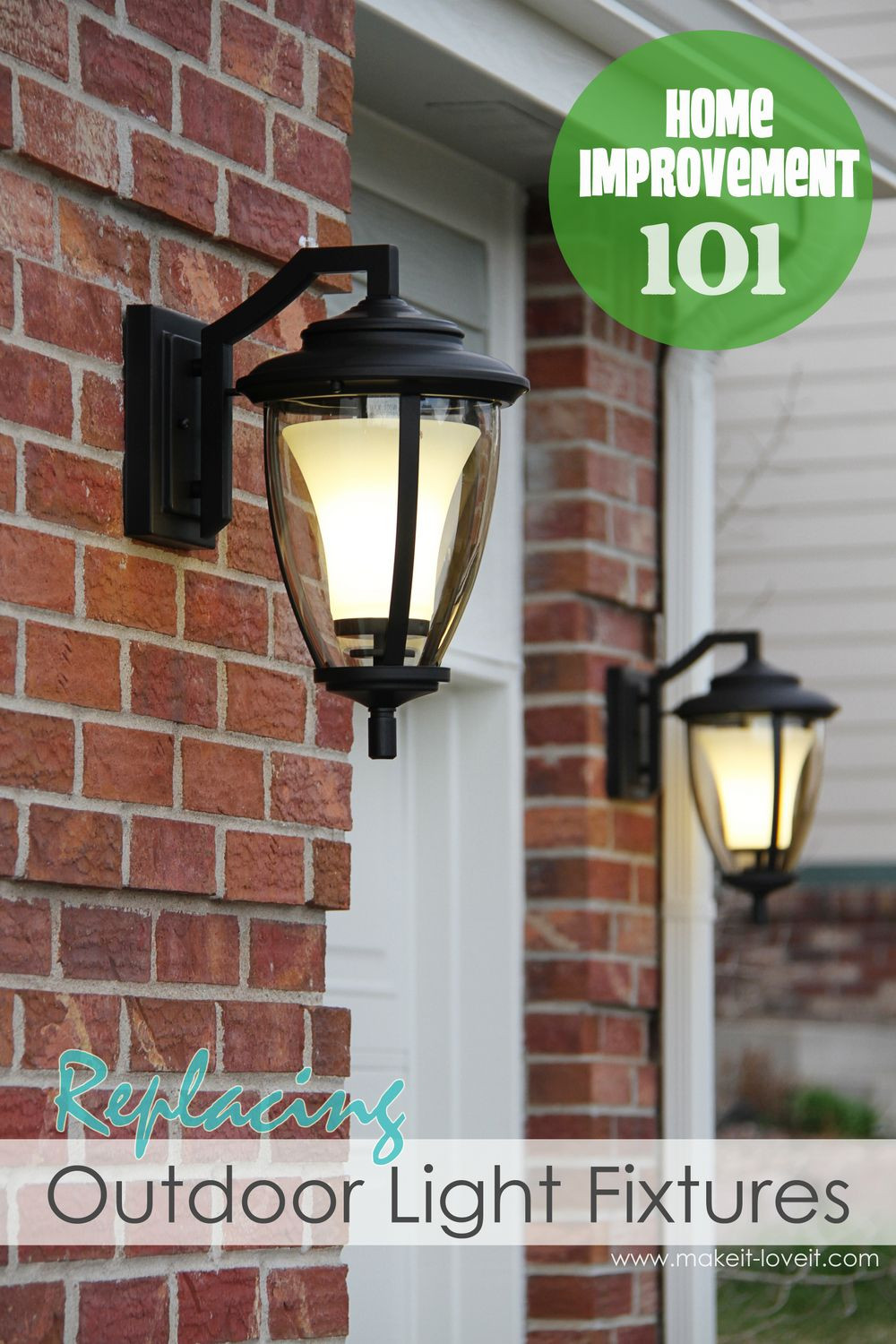 DIY Outdoor Light Fixture
 Home Improvement Replacing Outdoor Light Fixtures don t