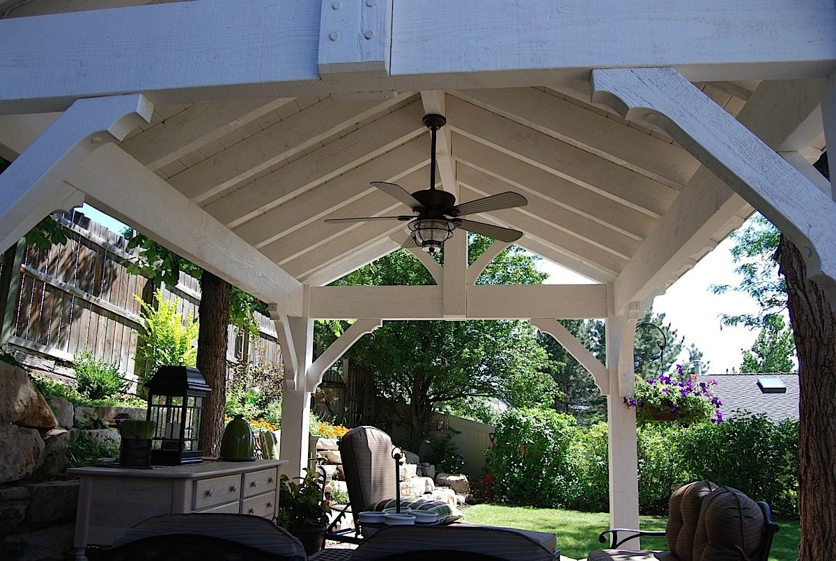 DIY Outdoor Pavilion
 Backyard She Shade a Man Would Love to e Home to