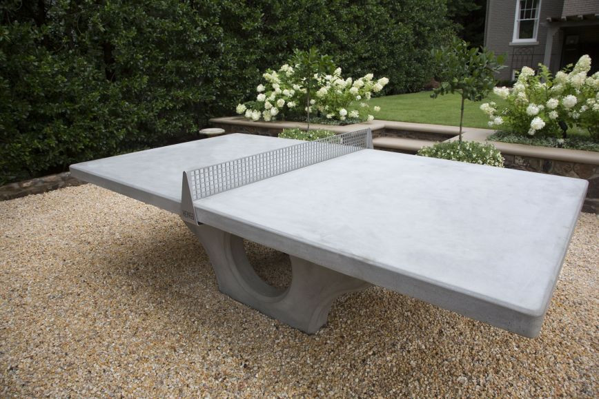 DIY Outdoor Ping Pong Table
 Concrete ping pong table Want
