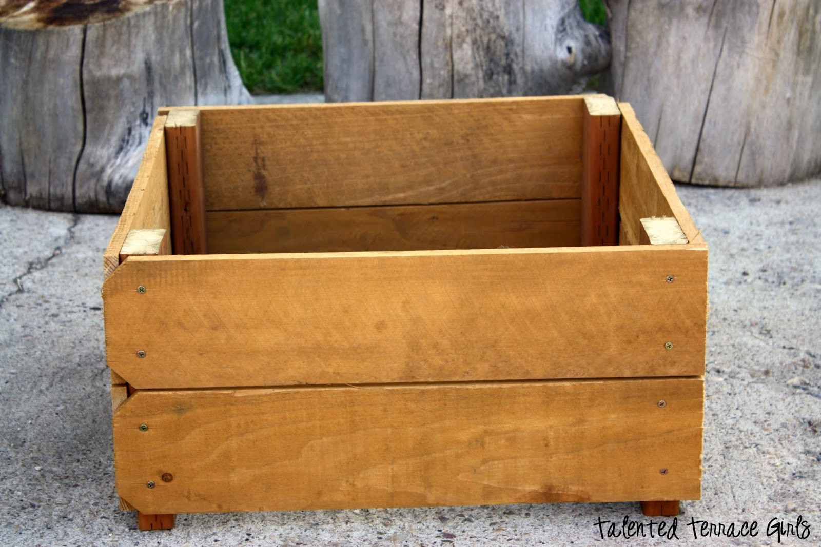 DIY Outdoor Planter Box
 Talented Terrace Girls DIY Thursday Planter Boxes