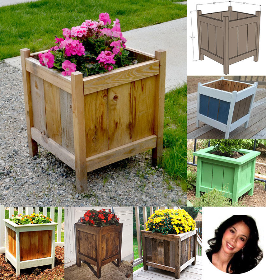 DIY Outdoor Planter Box
 14 Square Planter Box Plans Best for DIY Free