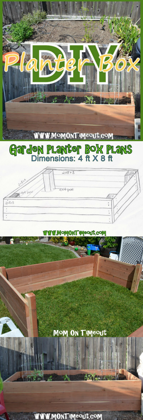 DIY Outdoor Planter Box
 DIY Garden Planter Box Tutorial