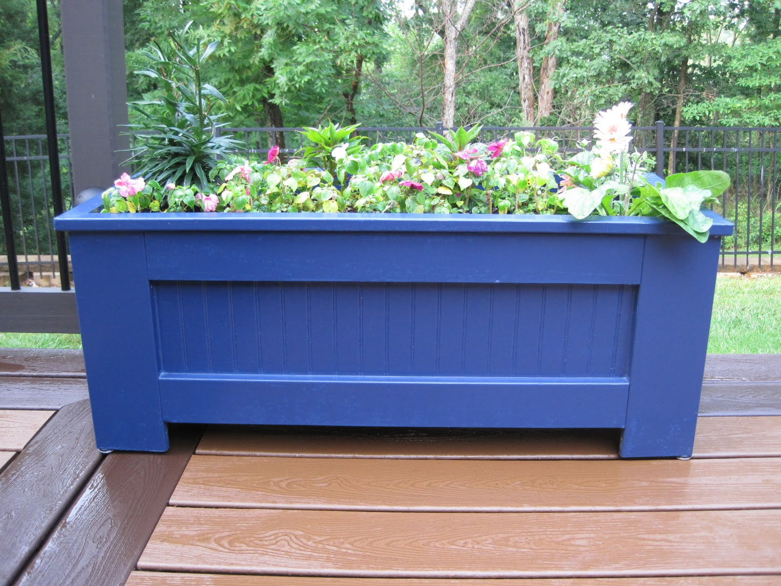 DIY Outdoor Planter Box
 SAVED BY GRACE DIY Planter Boxes