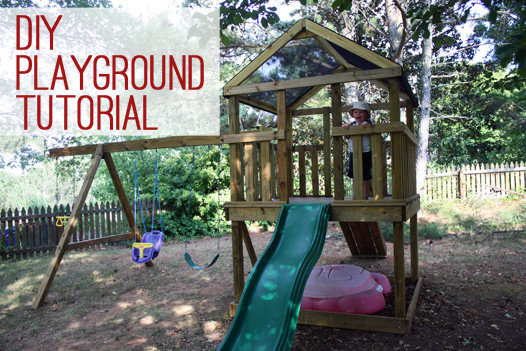 DIY Outdoor Playground
 A little outdoor cleaning a little less redneck and a