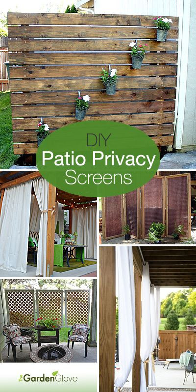 DIY Outdoor Privacy Screen Ideas
 DIY Patio Privacy Screens