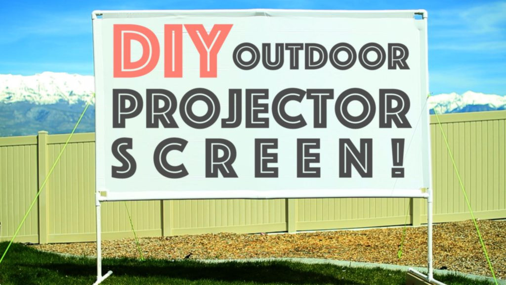 DIY Outdoor Projector
 DIY Outdoor Projector Screen – DIY Nils