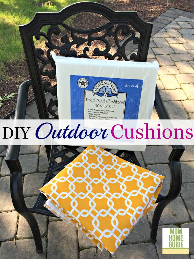 DIY Outdoor Seat Cushions
 DIY Outdoor Seat Cushions