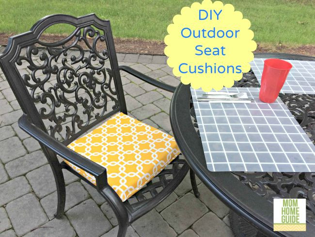 DIY Outdoor Seat Cushions
 DIY Outdoor Seat Cushions