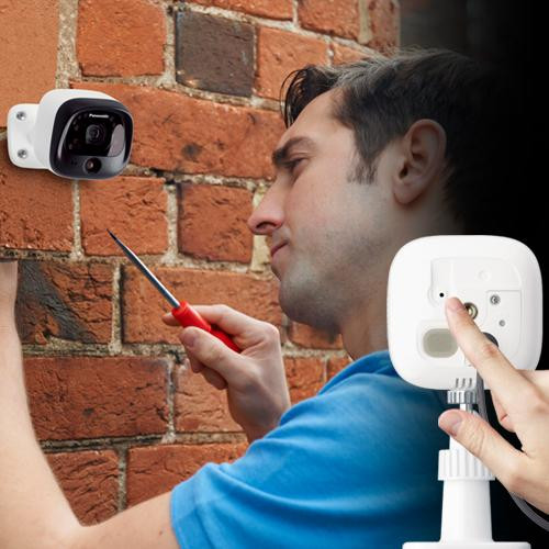 DIY Outdoor Security Camera
 Panasonic DIY Indoor Outdoor Home Surveillance Camera Kit