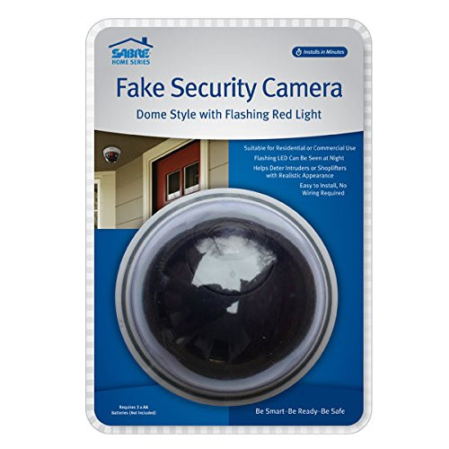 DIY Outdoor Security Camera
 SABRE Wireless Outdoor Fake Security Dome Surveillance