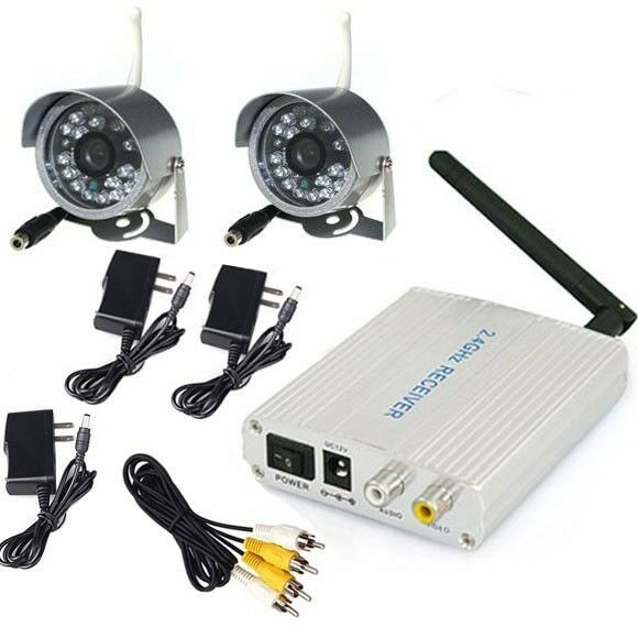 DIY Outdoor Security Camera
 DIY 2 4G Wireless Home Security 4CH Video System 2x