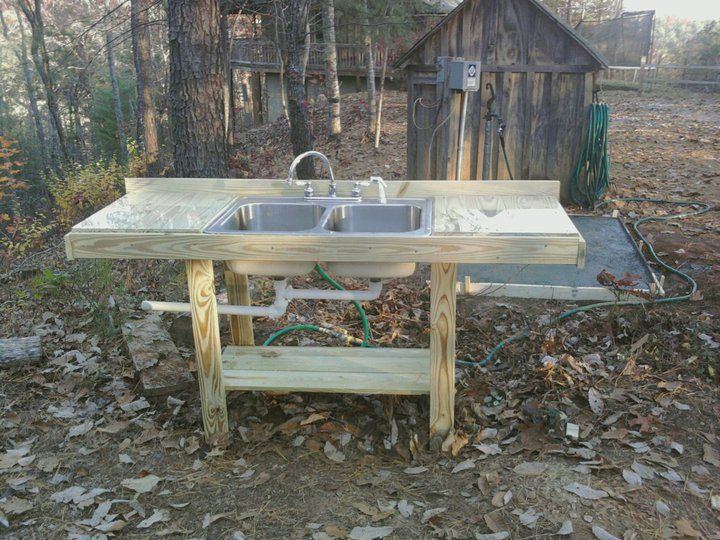 DIY Outdoor Sink Station
 Outdoor sink Jody in 2019