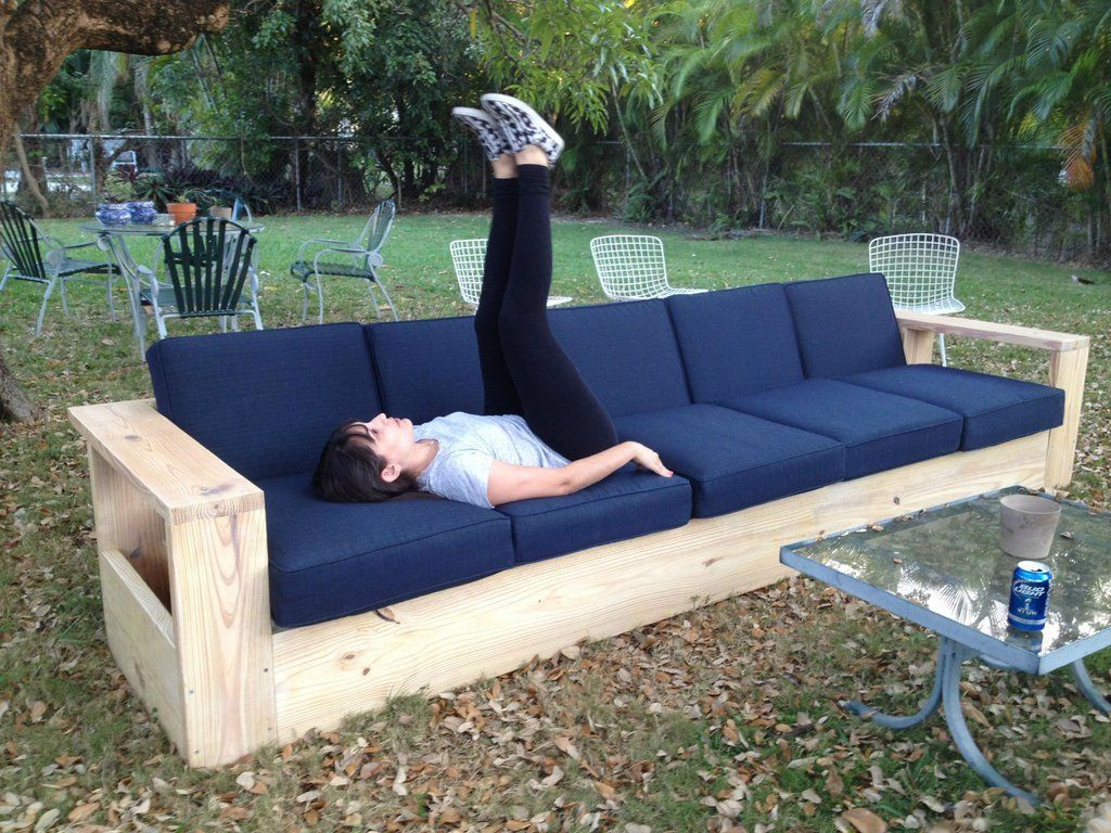 DIY Outdoor Sofa Cushions
 DIY Outdoor Sofa Things for Deck
