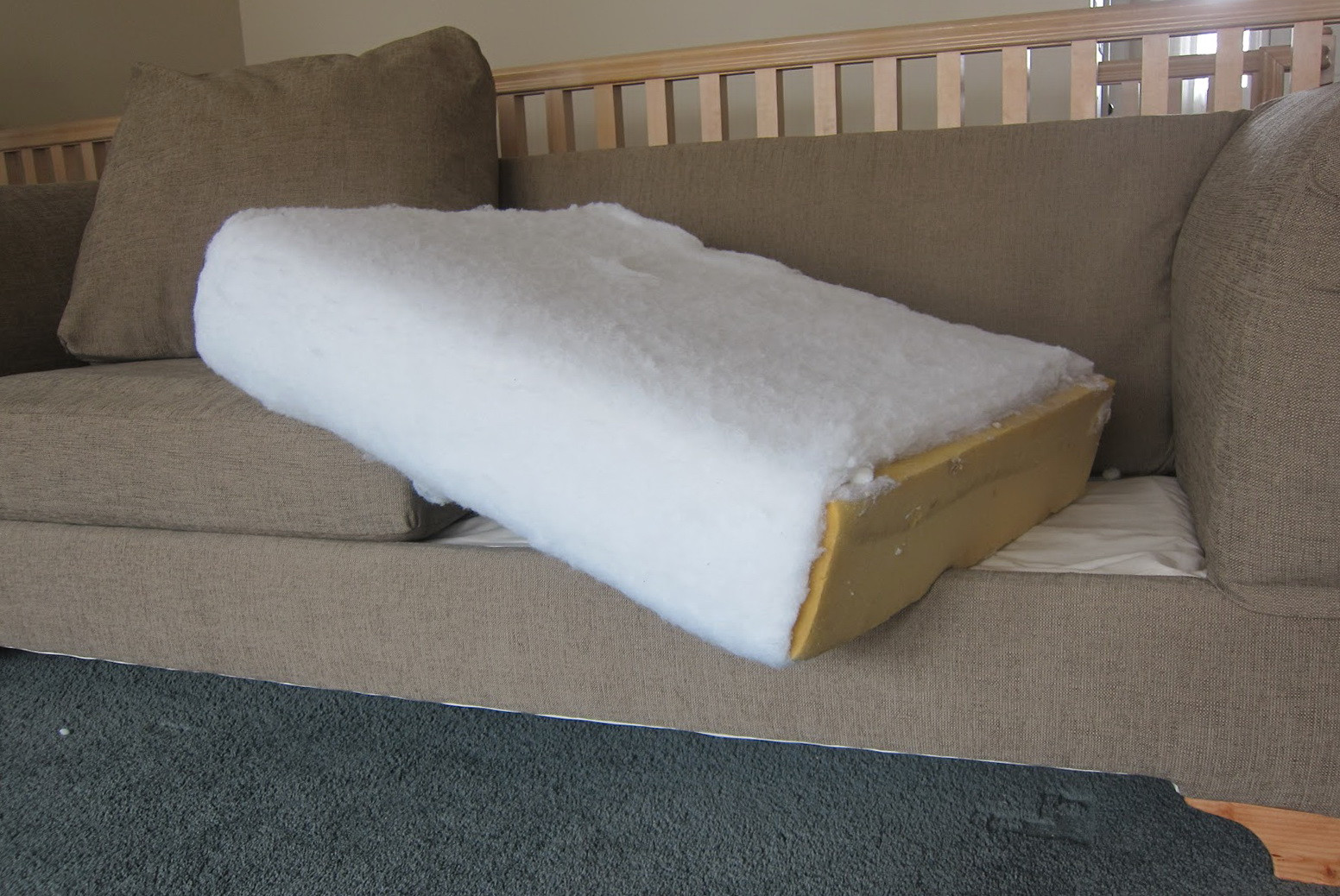 DIY Outdoor Sofa Cushions
 Diy Reupholster Couch Cushions