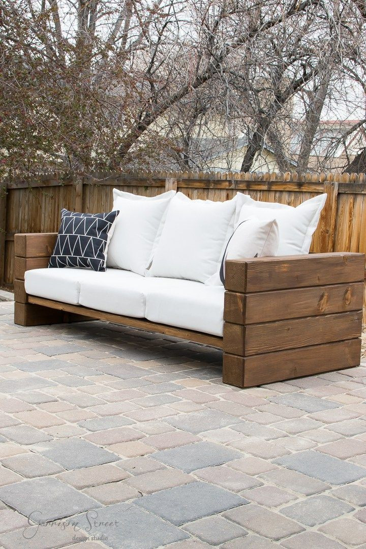 DIY Outdoor Sofa Cushions
 DIY Outdoor Sofa