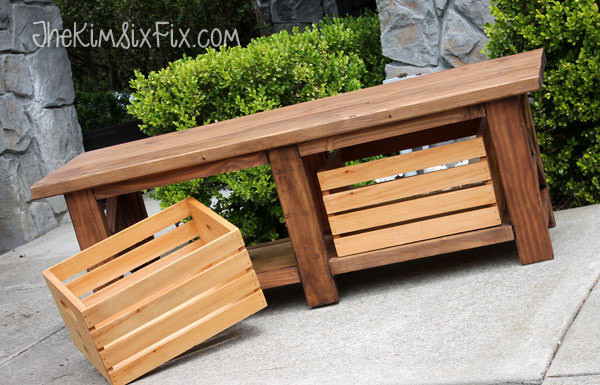 DIY Outdoor Storage Bench
 DIY Outdoor Storage Benches