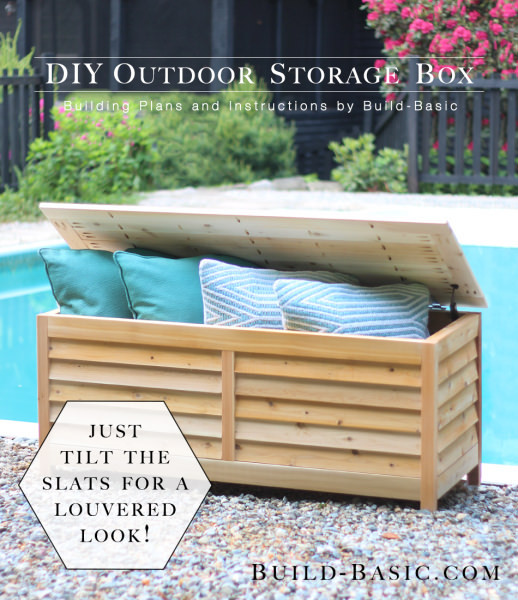 DIY Outdoor Storage Bench
 DIY Outdoor Storage Benches