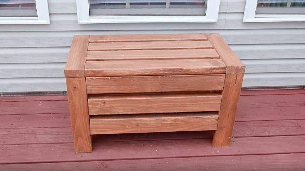 DIY Outdoor Storage Bench
 Outdoor Storage Bench Seat For The Yard