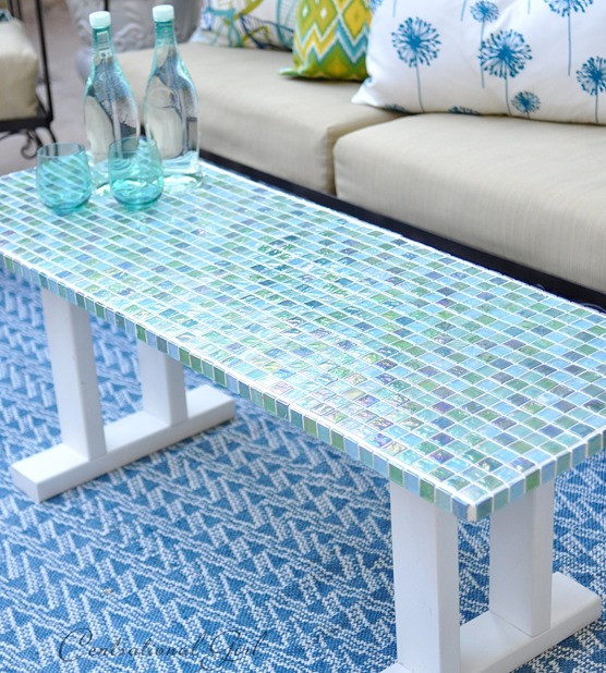 DIY Outdoor Table Top Ideas
 DIY Tile Outdoor Table