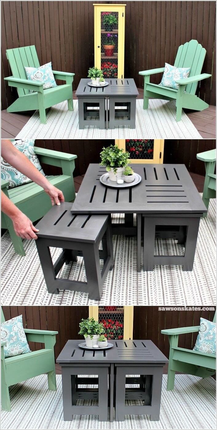 DIY Outdoor Table Top Ideas
 13 DIY Outdoor Coffee Table Ideas