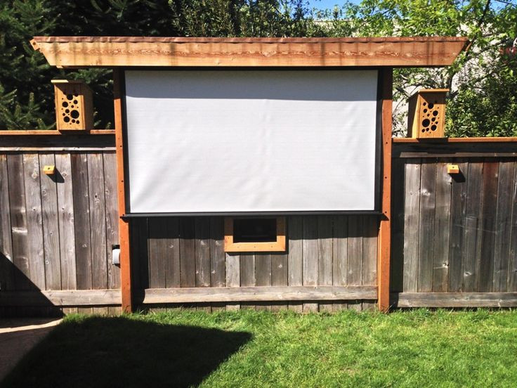 DIY Outdoor Theatre Screen
 683 best Outdoor Bars & Kitchens images on Pinterest