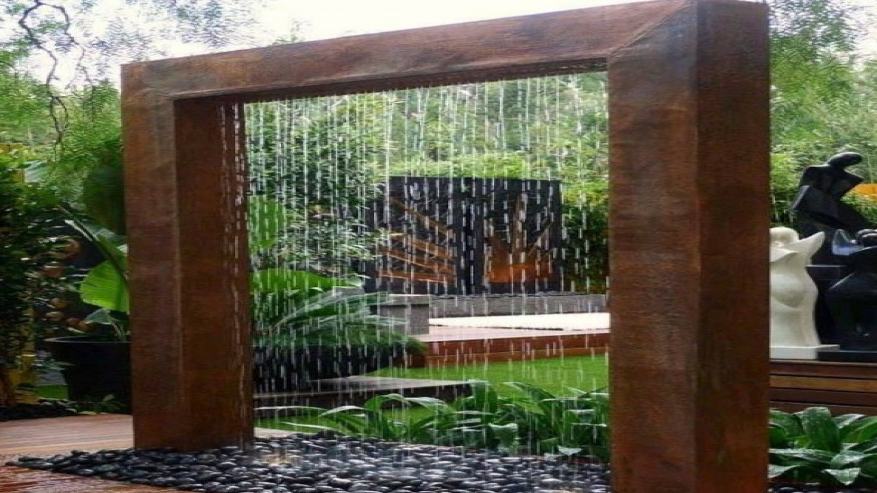 DIY Outdoor Water Fountain Kits
 Indoor patio ideas diy outdoor water wall fountain