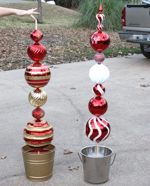 DIY Outside Christmas Decorations
 Attractive DIY Outdoor Christmas Decorations Pink Lover