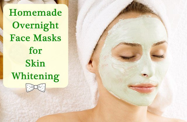 DIY Overnight Face Mask
 Homemade Overnight Skin Whitening Face Mask