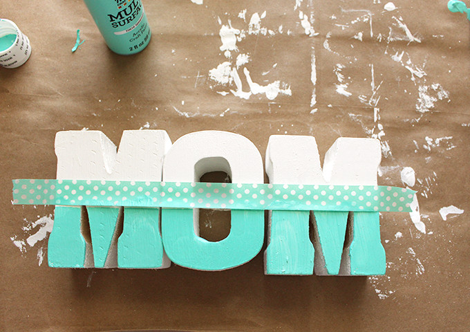 DIY Painting Wooden Letters
 Mother s Day Gift DIY Wooden Letters GUBlife