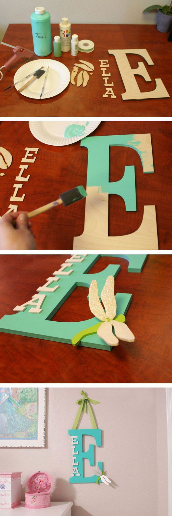DIY Painting Wooden Letters
 DIY Letter Ideas & Tutorials Hative
