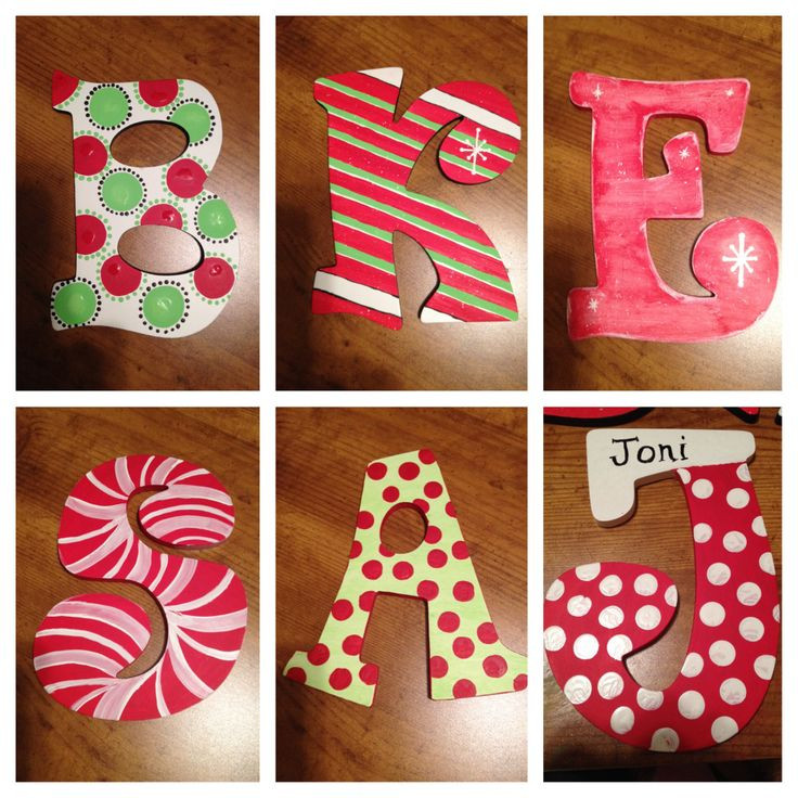 DIY Painting Wooden Letters
 Hand painted wooden letters My Stuff Pinterest